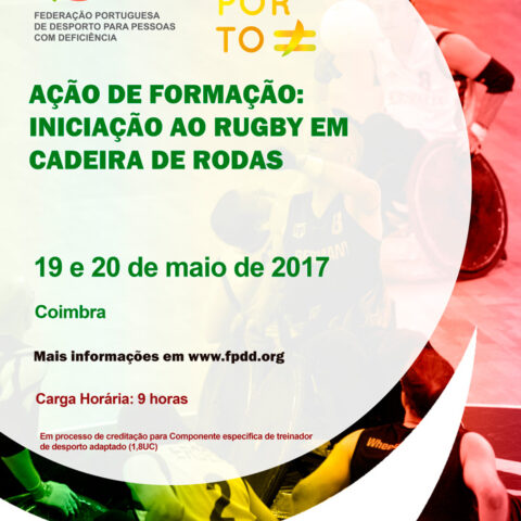 Formação sobre Rugby em cadeira de rodas em Coimbra
