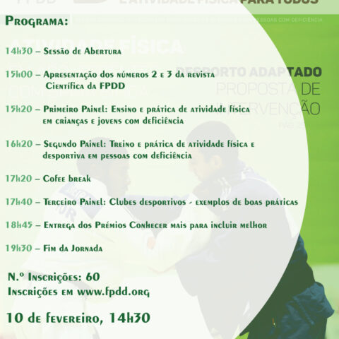 Programa completo do I Seminário da FPDD