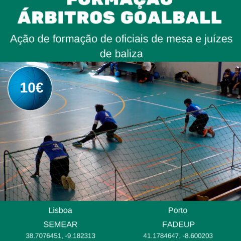 Formação de oficiais de mesa e juízes de baliza de Goalball