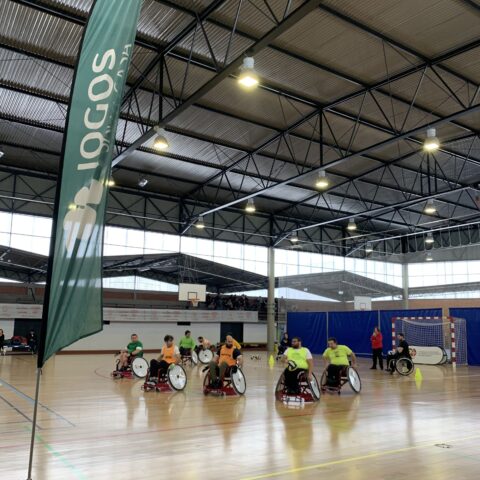 Concretizado mais um campo de treino de Rubgy em cadeira de rodas, em Coimbra