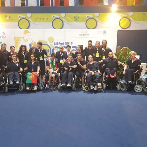 Boccia brilhou em Itália!