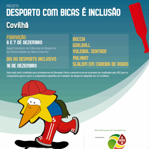 DESPORTO COM BICAS É INCLUSÃO, DESTA VEZ, NA COVILHÃ