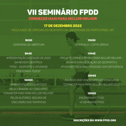 VII Seminário “Conhecer Mais para Incluir Melhor”