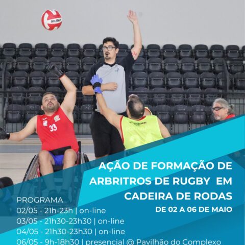 Curso de Árbitros de Rugby em Cadeira de Rodas