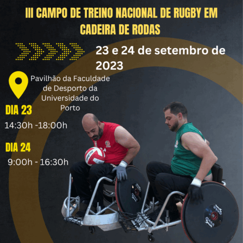 III Campo de Treino Nacional de Rugby em Cadeira de Rodas Jogos Santa Casa 2023 – Porto