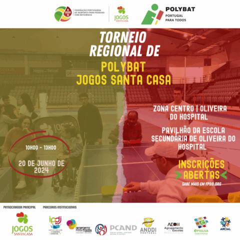 TORNEIO REGIONAL DE POLYBAT JOGOS SANTA CASA – ZONA CENTRO