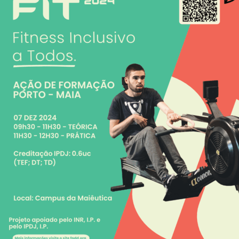 AÇÃO DE FORMAÇÃO DE FITNESS INCLUSIVO A TODOS NO PORTO – MAIA