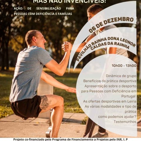 Ação de Sensibilização para Pessoas com Deficiência e Famílias em Caldas da Rainha