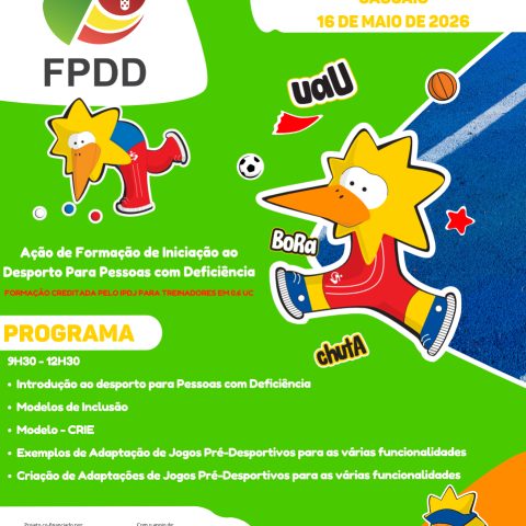 Ação de Formação de Iniciação ao Desporto para Pessoas com Deficiência