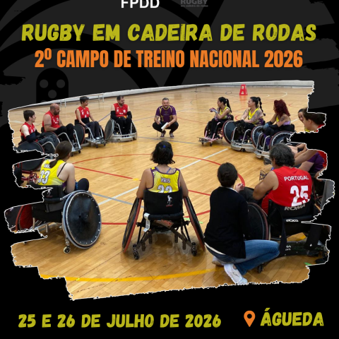 II Campo de Treino Nacional de Rugby em Cadeira de Rodas e Estágio Nacional 2026