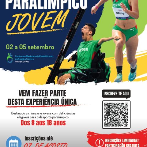 Inscrições abertas para o Campo Paralímpico Jovem